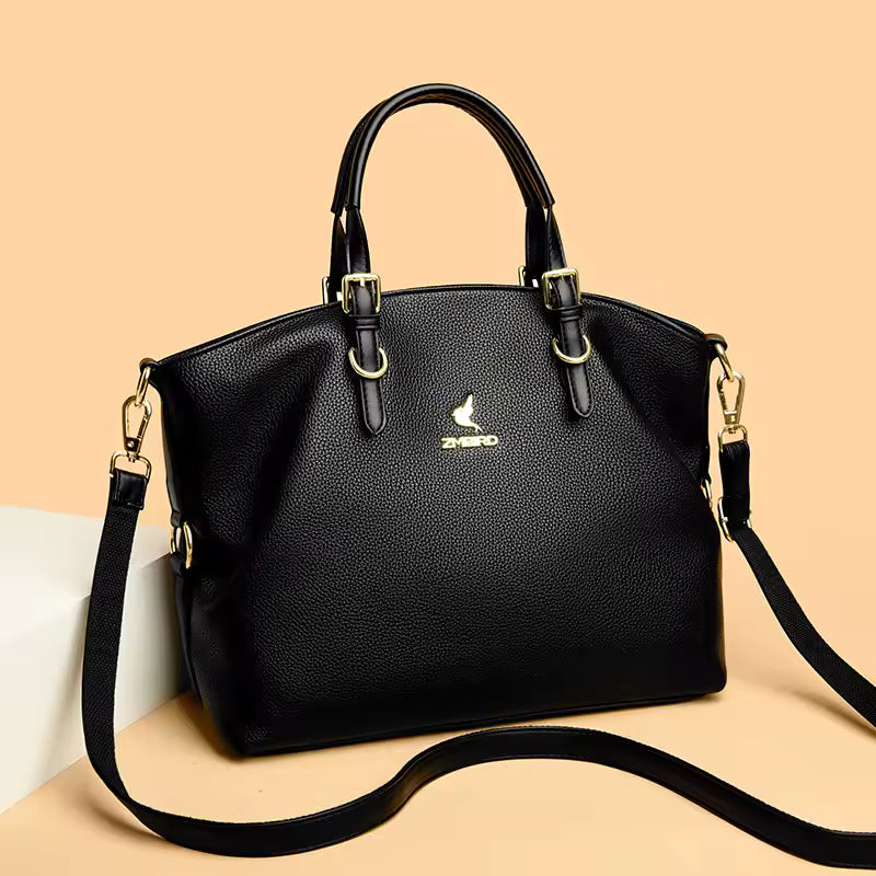 DayPort™ – High-Capacity PU Tote Bag – Soft Shoulder Crossbody Handbag