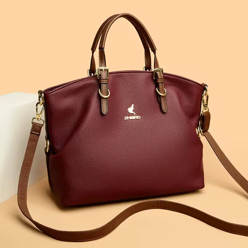 DayPort™ – High-Capacity PU Tote Bag – Soft Shoulder Crossbody Handbag