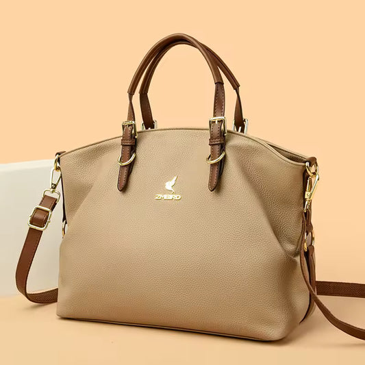 DayPort™ – High-Capacity PU Tote Bag – Soft Shoulder Crossbody Handbag